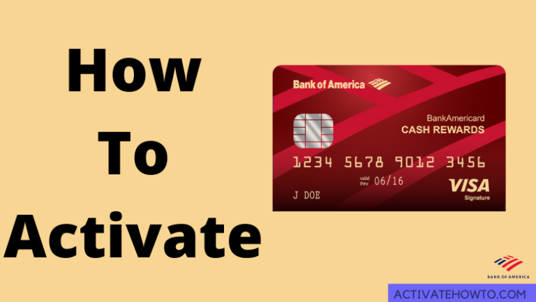 How to Activate Bank of America Debit Card