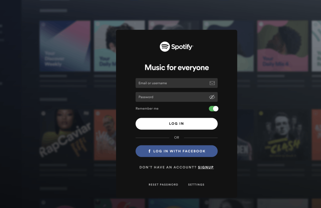 sign in to Spotify to Activate Hulu with Spotify