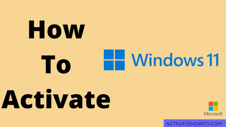 How to Activate Windows