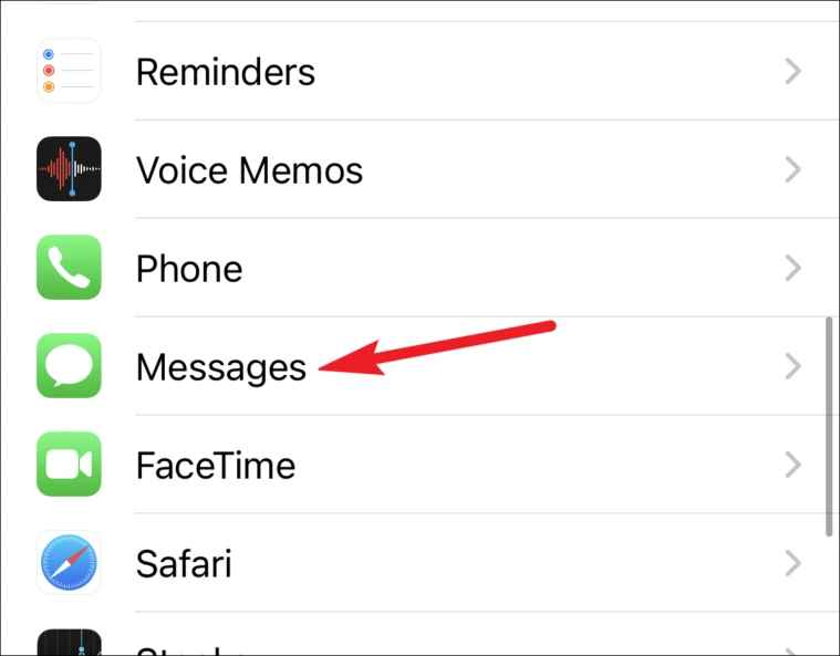 click messages to activate iMessage