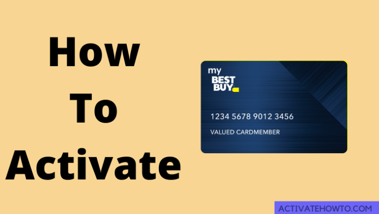 Activate Best Buy Credit Card