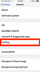 select CarPlay option to Activate Apple CarPlay