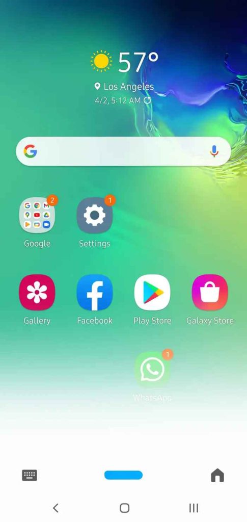 open the Settings app to Activate Bixby Voice