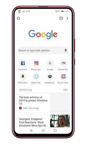 open a web browser to activate Google Play Store