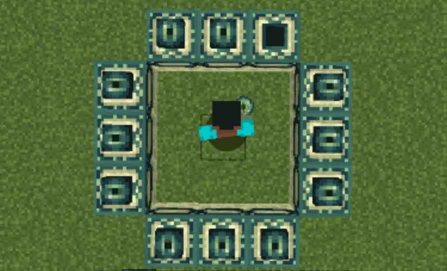 Build End Portal Frame Blocks to activate end portal