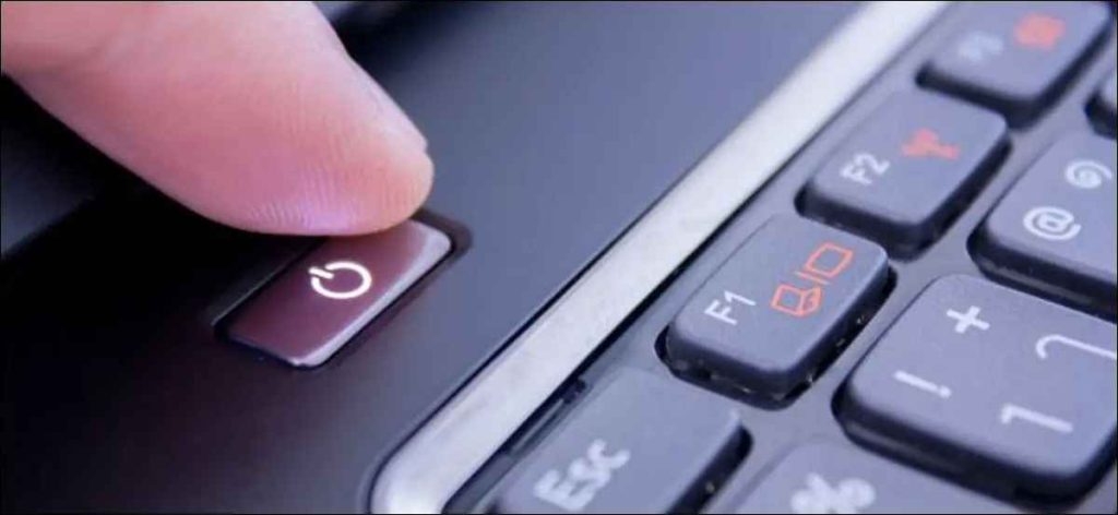 turn off your PC by pressing the power button