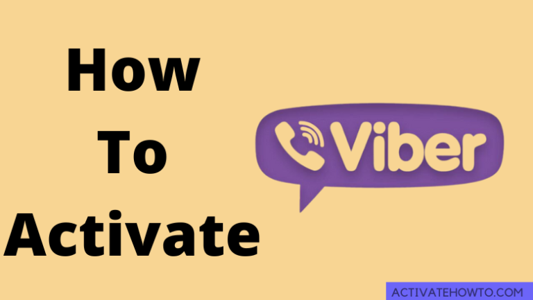 How to Activate Viber