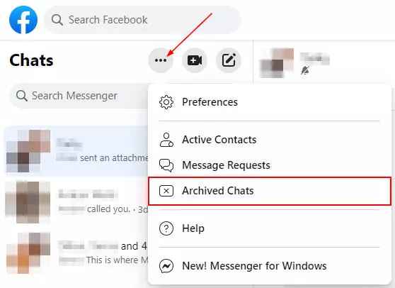 How to Find Your Archived Messages on Messenger - 57