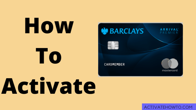 Activate Barclays Card
