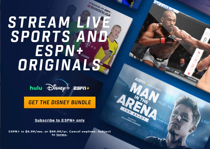 Tap Subscribe to ESPN+