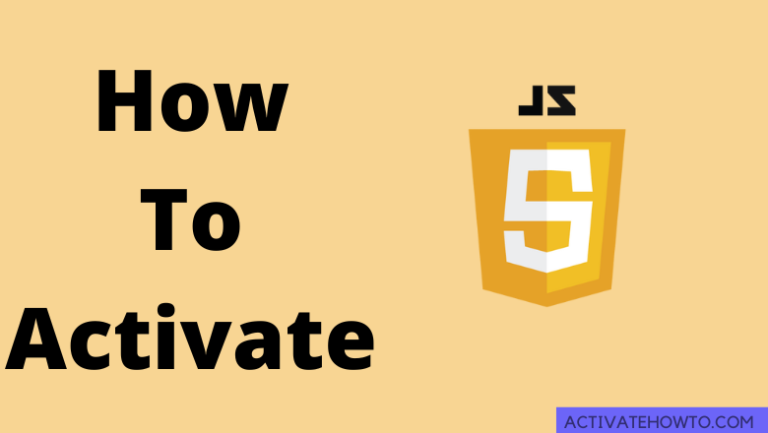 How to Activate JavaScript