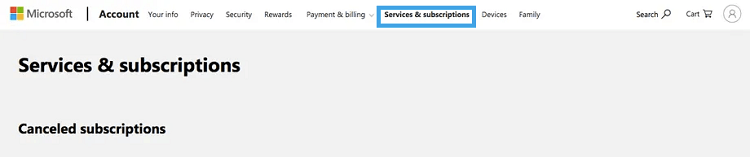 Microsoft Account Services and Payments