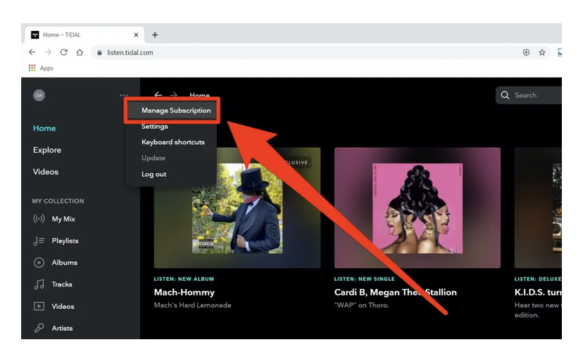 How to Cancel Your Tidal Subscription - 1