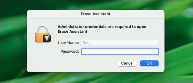 Enter your account credentials