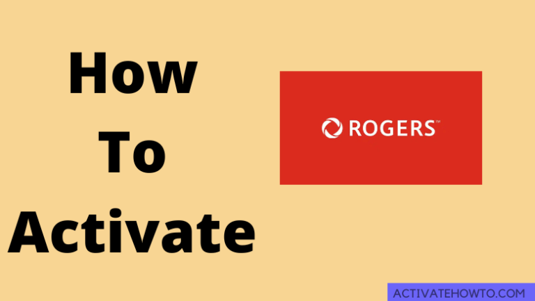 Activate Rogers SIM Card