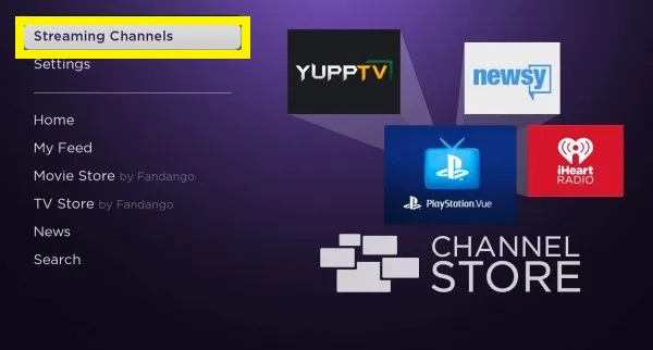 Choose Streaming Channels