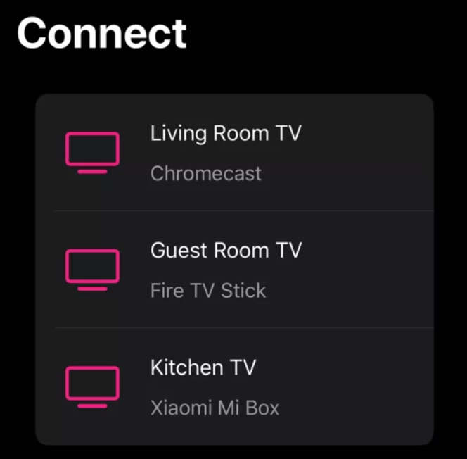 Tap your Chromecast device