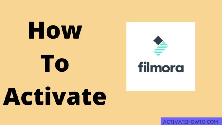 How to Activate Filmora