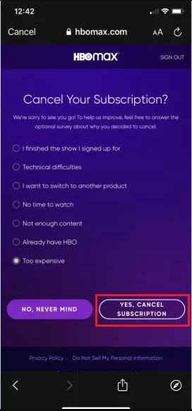 How to Cancel Your HBO Max Subscription  Easy Guide  - 96