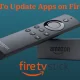 How to update Apps on Firestick
