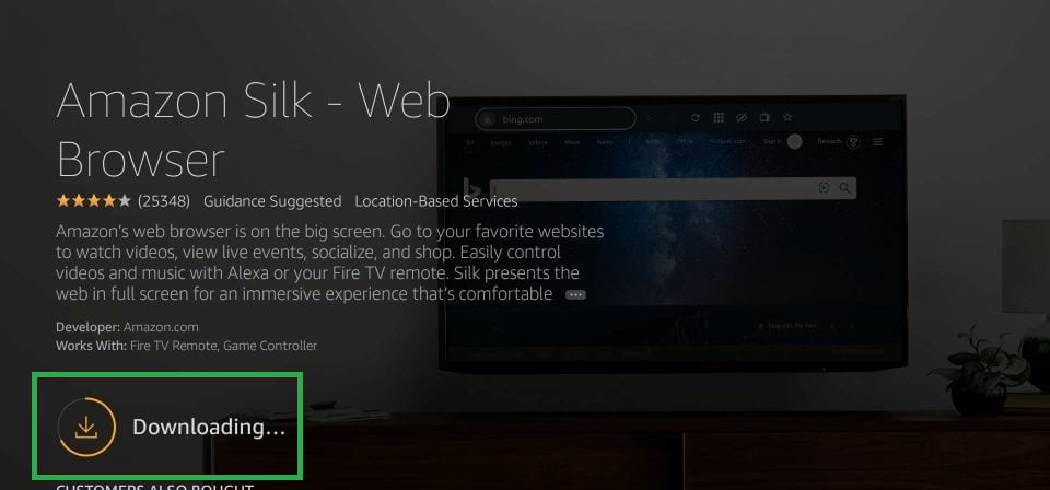 Downloading Silk browser