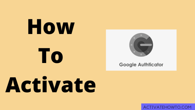 Activate Google Authenticator