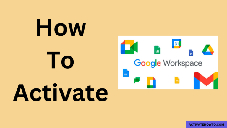Activate Google Workspace