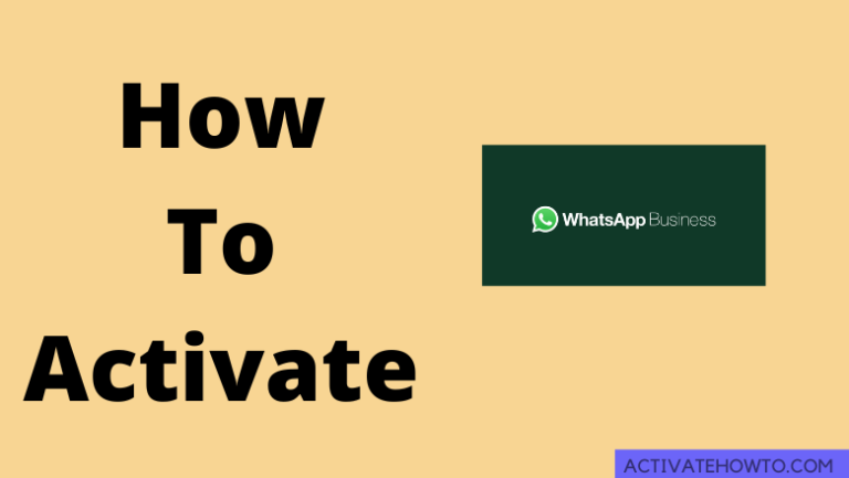 Activate WhatsApp Business Account