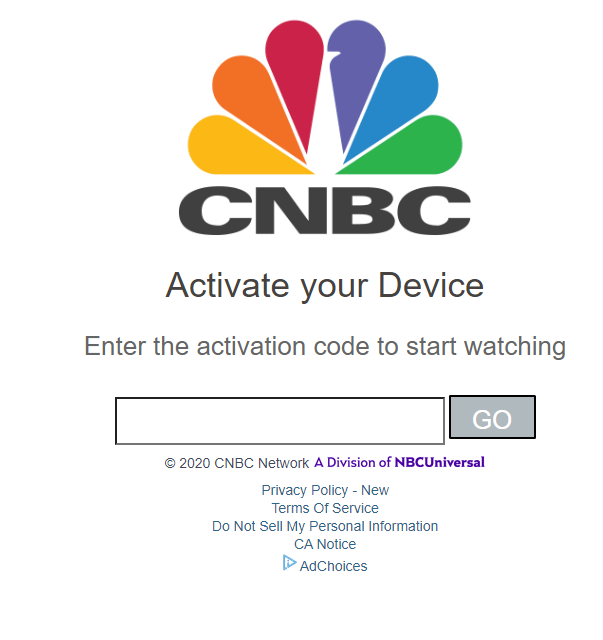 Activate CNBC on Roku