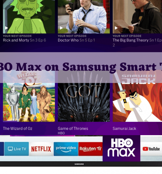 HBO Max on Samsung Smart TV