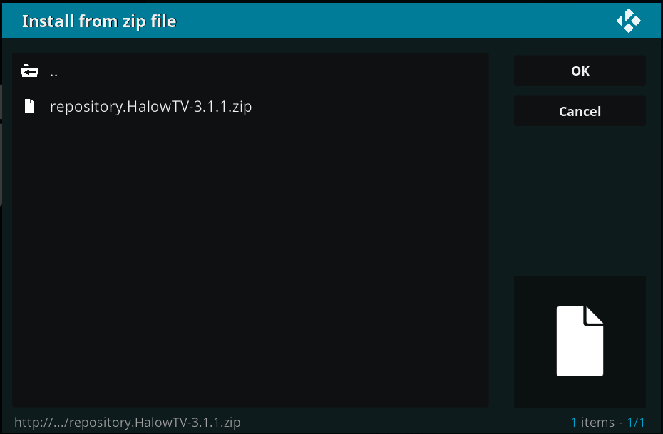 click repository.HalowTV-3.1.1.zip
