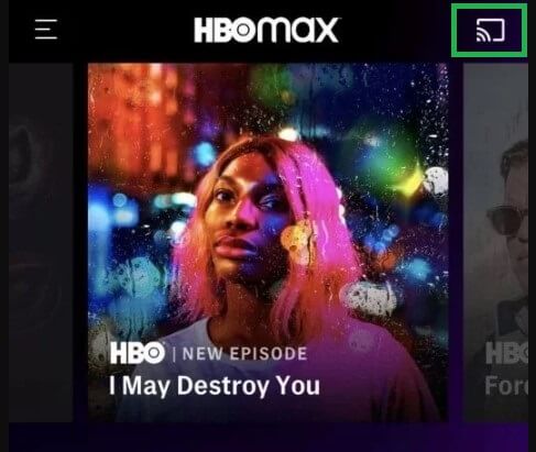 Select Cast icon to stream House of Dragon on Chromecast