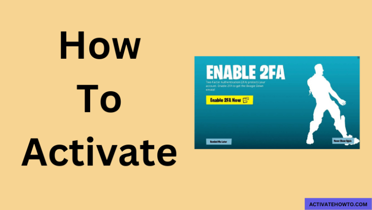 How to Activate 2FA in Fortnite