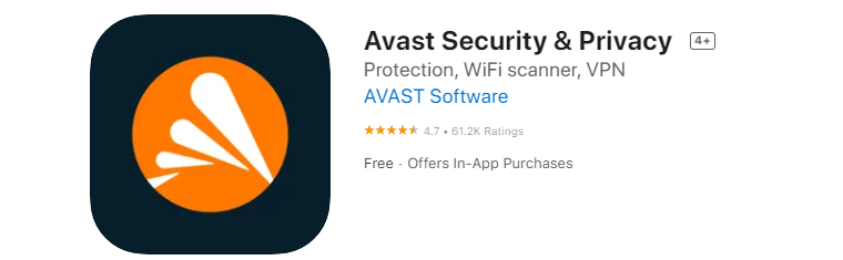 Avast on iOS device