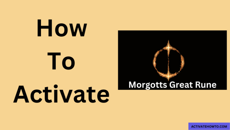 How to Activate Morgotts Great Rune