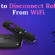 How to Disconnect Roku TV From WiFi