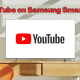 YouTube on Samsung TV