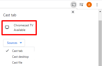 Select your Chromecast device to watch FIFA World Cup 