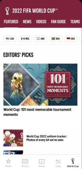 FIFA World Cup on Fox Sports 