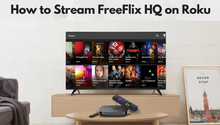 FreeFlix HQ on Roku