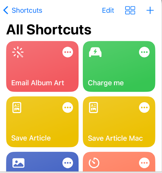Tap the Plus icon