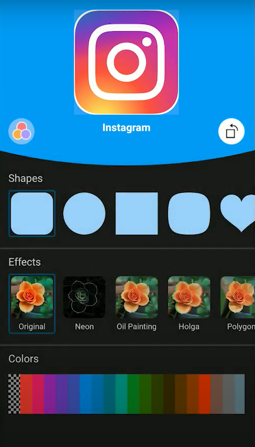 Edit Instagram icon