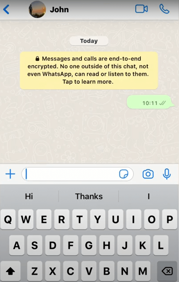 How to Send a Blank Message on WhatsApp - 61