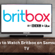 Britbox on Samsung TV