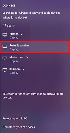 Select your device to watch CBC Gem on Roku