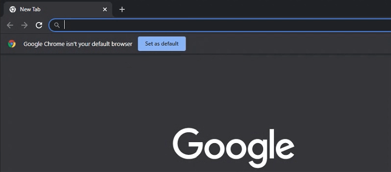 Chrome as default browser