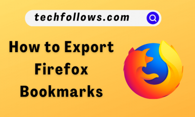 Export Firefox Bookmarks
