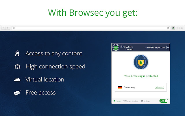 Browsec VPN - Free VPN Chrome Extension