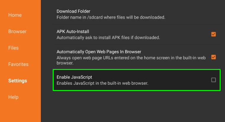 Enable Javascript to install FreeFlix HQ using Downloader