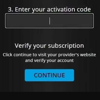 Type the activation code to watch History Channel on Roku